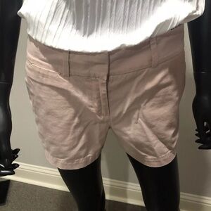 Ann Taylor LOFT Shorts Womens 2 Pastel Pink Chino Shorts